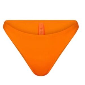 NWT Skims Swim Mid waist Bikini Bottoms new orange tangerine